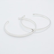 For Couple-Simple Birthstone Couple Bangle